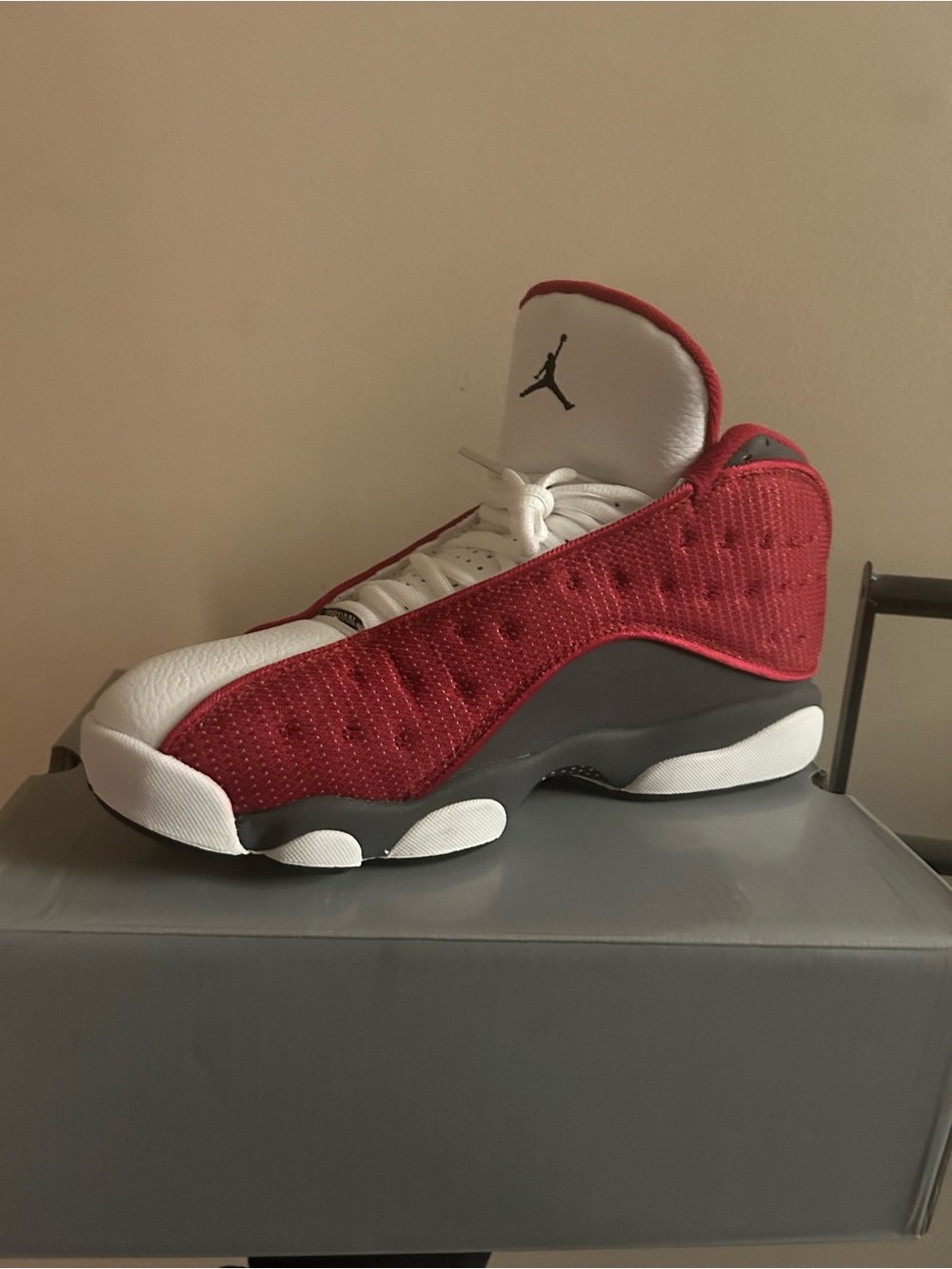Jordan Red White and Gray Men’s Sneakers